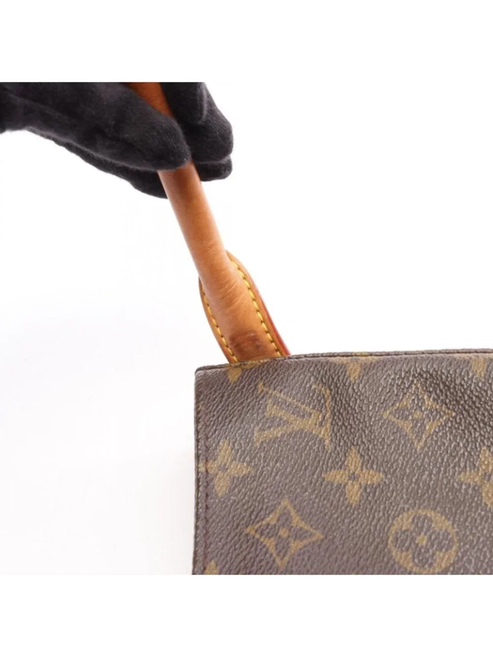 Louis Vuitton Shoulder Bag Looping GM Canvas Leather